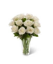 The White Rose Bouquet from Clermont Florist & Wine Shop, flower shop in Clermont